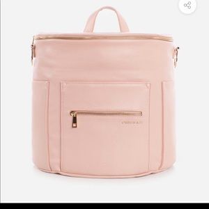 Fawn Design Diaper Bag. Blush Pink. Gold Hardware